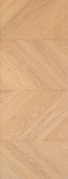 Troslojni parket CHEVRON 45, 120 mm, HRAST, SELECT, lakiran