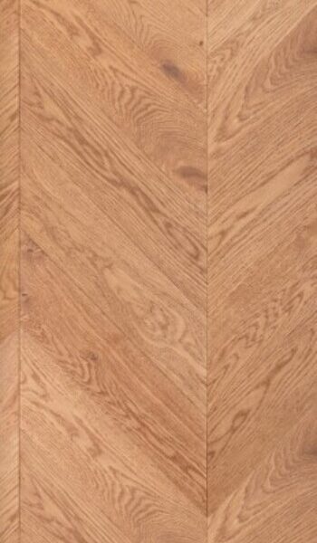Troslojni parket CHEVRON 60/30, 160-170 mm, HRAST, NATUR, lakiran