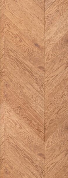Troslojni parket CHEVRON 60/30, 130-155 mm, HRAST, NATUR, lakiran