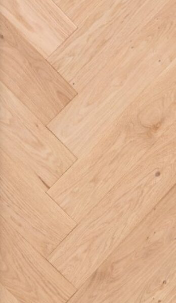 Troslojni parket HERRINGBONE, RIBLJA KOST, 130-150 mm, HRAST, NATUR, lakiran