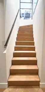 Stepenište, gazišta sa čelom, Hrast Natur - Slika 2